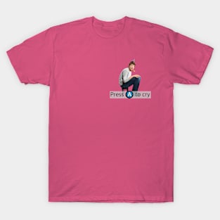 Bo Burnham quote "press A to cry" T-Shirt